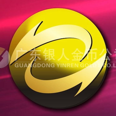 2015年3月定制　中經(jīng)萬達(dá)金銀純金胸章定制、制作純金胸章