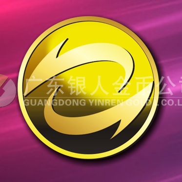 2015年3月定制　萬達(dá)純金徽章定做、純金徽章訂制