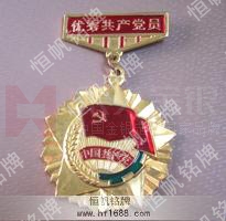 優(yōu)秀共產(chǎn)黨員獎?wù)?優(yōu)秀共產(chǎn)黨員勛章,榮譽獎?wù)聞渍? title=