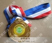 中山新徽學(xué)校2007年度優(yōu)秀員工獎(jiǎng)牌，金牌
